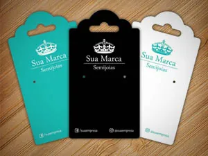 Cartelas e Caixas para Bijuterias em Santos