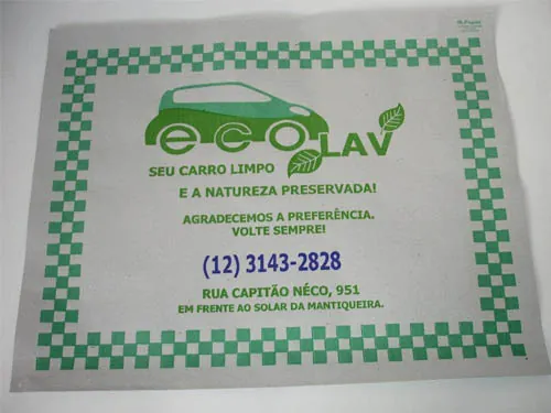 Confeccao de Tapete de Papel Personalizado em Santos 01