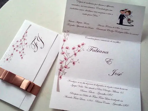 Convites de Casamento Personalizados em Santos 01