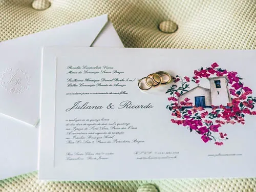 Convites de Casamento Personalizados em Santos 03