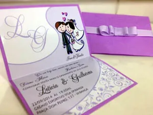 Convites de Casamento Personalizados em Santos