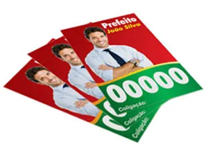 Santinhos para Eleições em Santos
